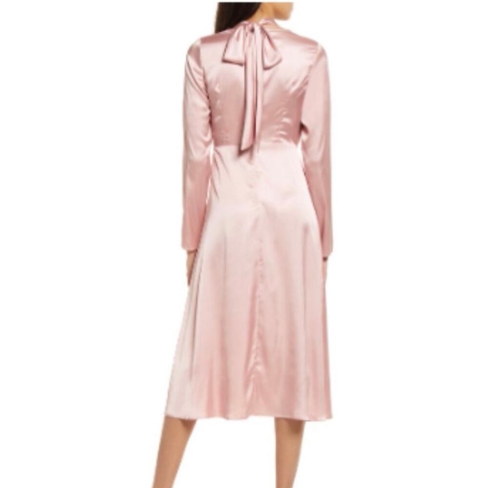 Area Stars Pink Satin Dress M - Picture 2 of 8
